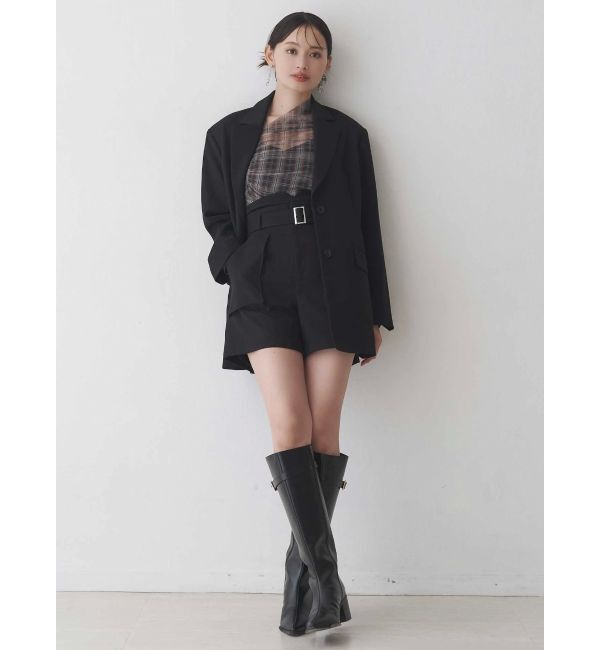 MERCURYDUO「シアーアシメドレープ2WAYトップス」|その他|