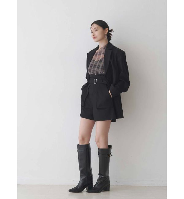 MERCURYDUO「シアーアシメドレープ2WAYトップス」|その他|