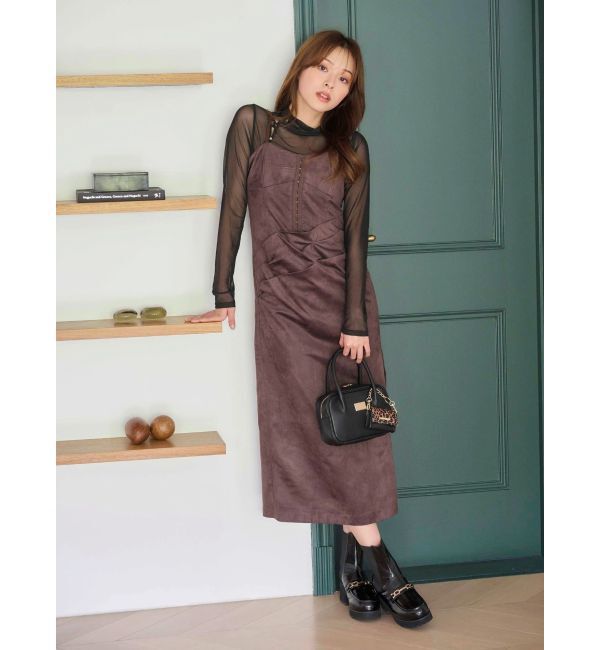 MERCURYDUO「シアーアシメドレープ2WAYトップス」|その他|