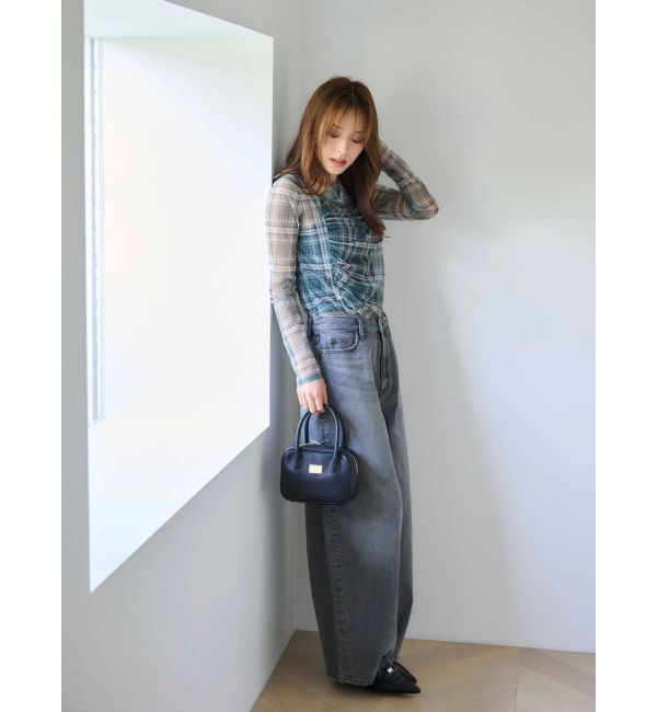 MERCURYDUO「シアーアシメドレープ2WAYトップス」|その他|