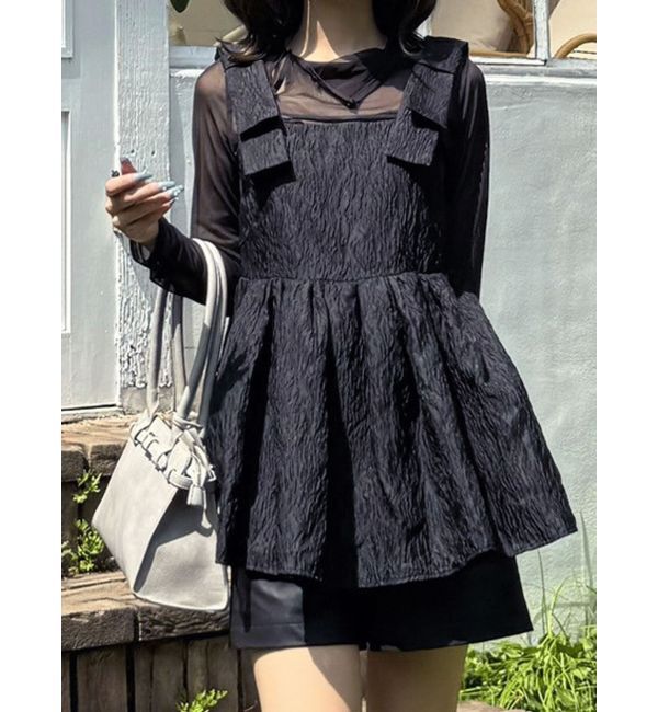 MERCURYDUO「シアーアシメドレープ2WAYトップス」|その他|