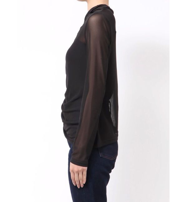 MERCURYDUO「シアーアシメドレープ2WAYトップス」|その他|