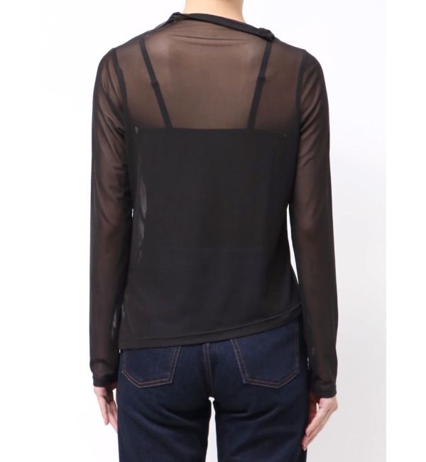 MERCURYDUO「シアーアシメドレープ2WAYトップス」|その他|