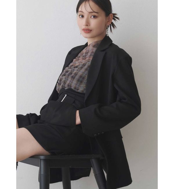 MERCURYDUO「シアーアシメドレープ2WAYトップス」|その他|