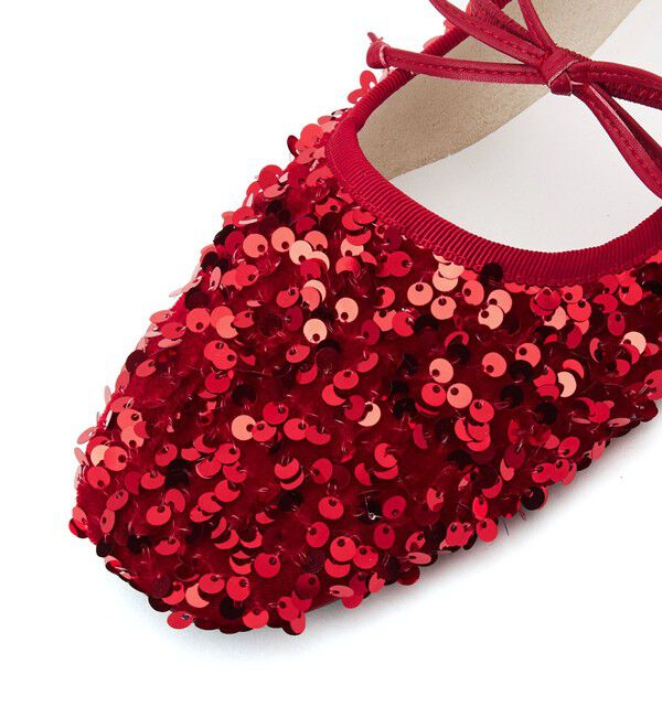 ODETTE E ODILE「＜SY＞スパンコールバレエ フラット10●&uarr;」|バレエシューズ|