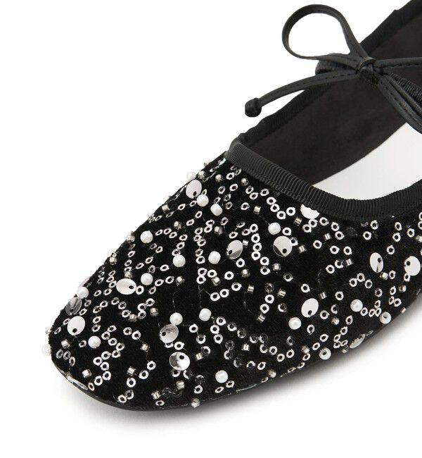 ODETTE E ODILE「＜SY＞スパンコールバレエ フラット10●&uarr;」|バレエシューズ|