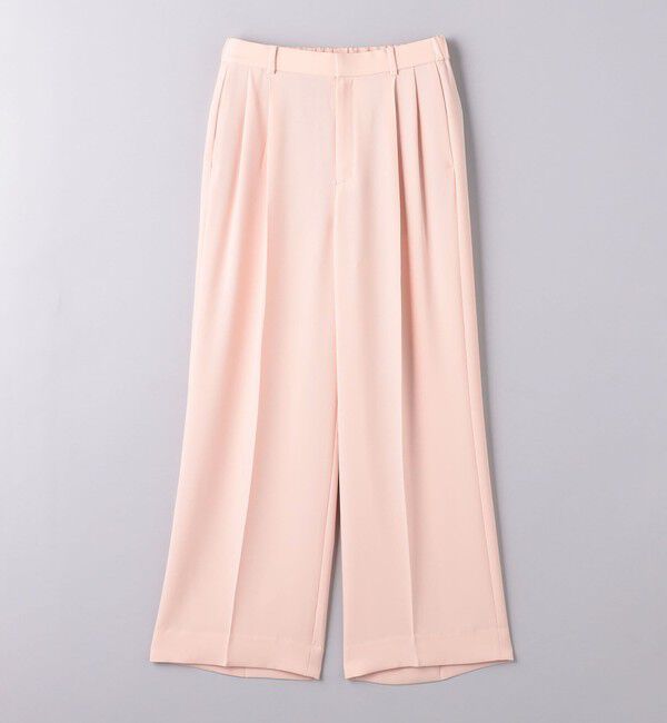 UNITED ARROWS「ポリエステル 2タック ワイドパンツ」|スラックス|