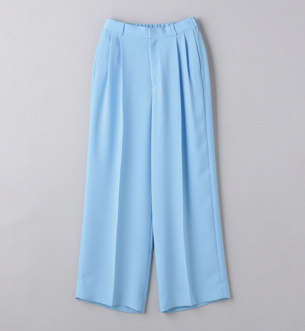 UNITED ARROWS「ポリエステル 2タック ワイドパンツ」|スラックス|