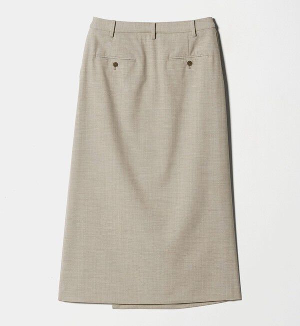 UNITED ARROWS「ドレープ アシンメトリー ロング スカート」|スカート|