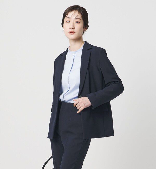 UNITED ARROWS「ダブルクロス ジャケット ‐ウォッシャブル‐」|テーラードジャケット|