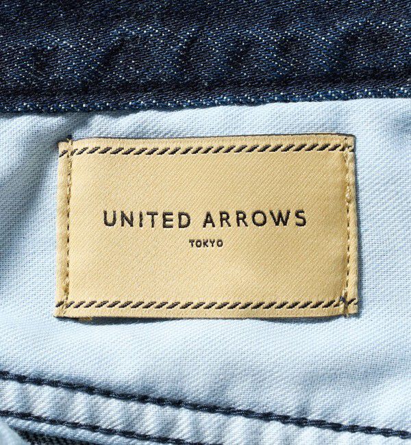 UNITED ARROWS「デニム タック ワイドパンツ」|デニム|