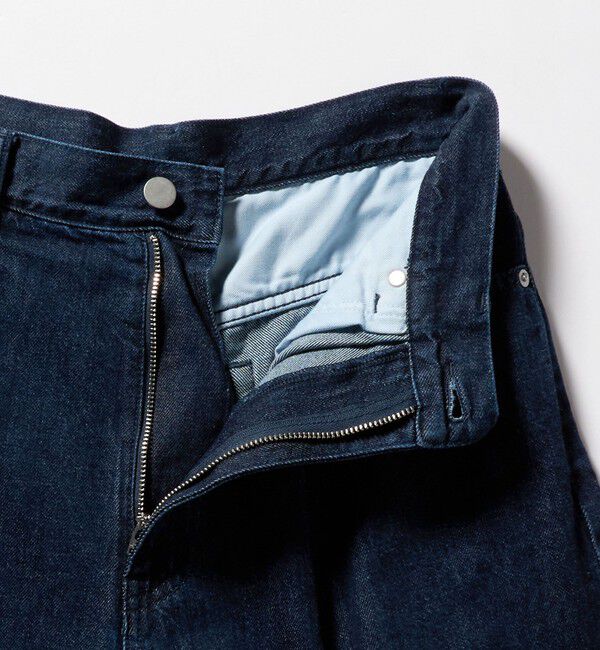 UNITED ARROWS「デニム タック ワイドパンツ」|デニム|