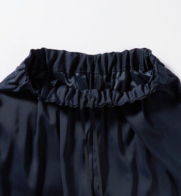 UNITED ARROWS「クリーン サテン ワイドパンツ ‐ウォッシャブル‐」|チノ|