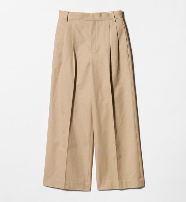 UNITED ARROWS「チノ ワイドパンツ」|チノ|BEIGE