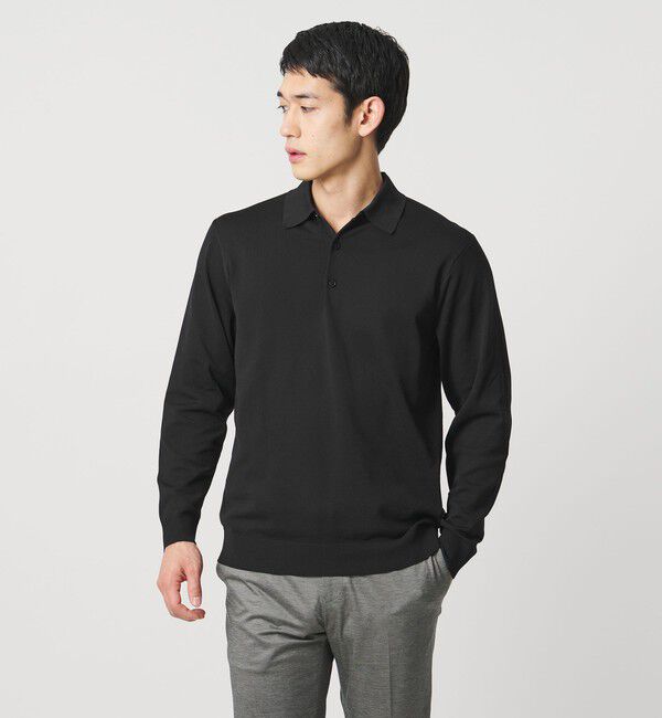 UNITED ARROWS「ニットポロシャツ UA COZY ウォッシャブル」|ニット・セーター|