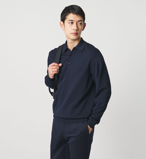 UNITED ARROWS「ニットポロシャツ UA COZY ウォッシャブル」|ニット・セーター|