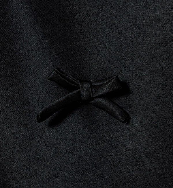 UNITED ARROWS「サテン 3Dリボン パンツ ‐ウォッシャブル‐」|チノ|