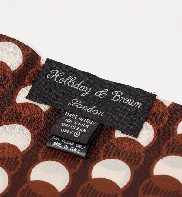 UNITED ARROWS「＜HOLLIDAY＆BROWN＞サークル プリント ストール」|マフラー|