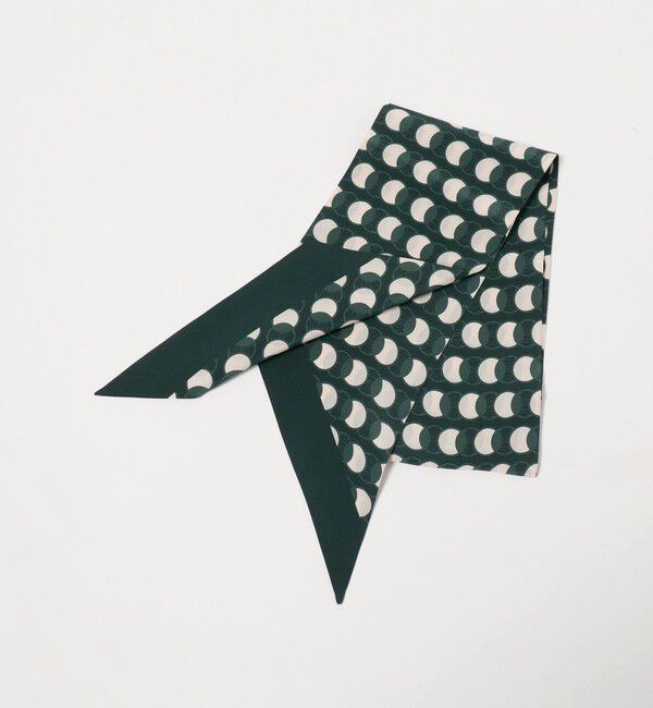 UNITED ARROWS「＜HOLLIDAY＆BROWN＞サークル プリント ストール」|マフラー|DK.GREEN