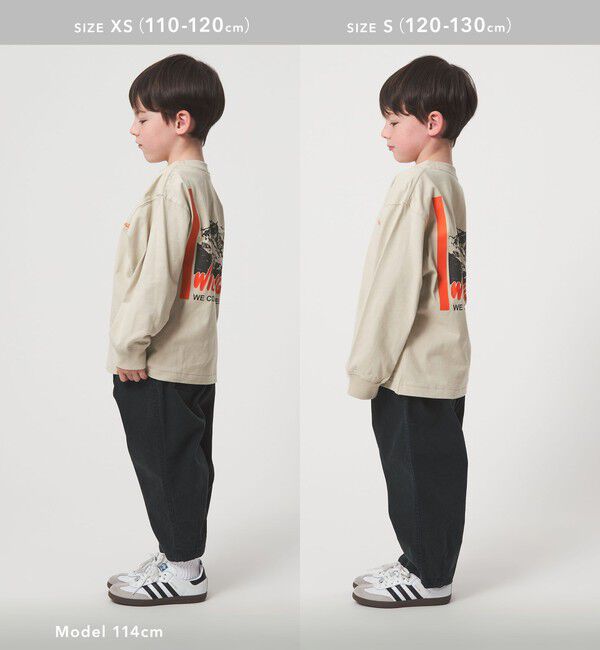 UNITED ARROWS green label relaxing「＜WILD THINGS＞プリント ロングTシャツ / キッズ 110cm-130cm」|Tシャツ・カットソー|