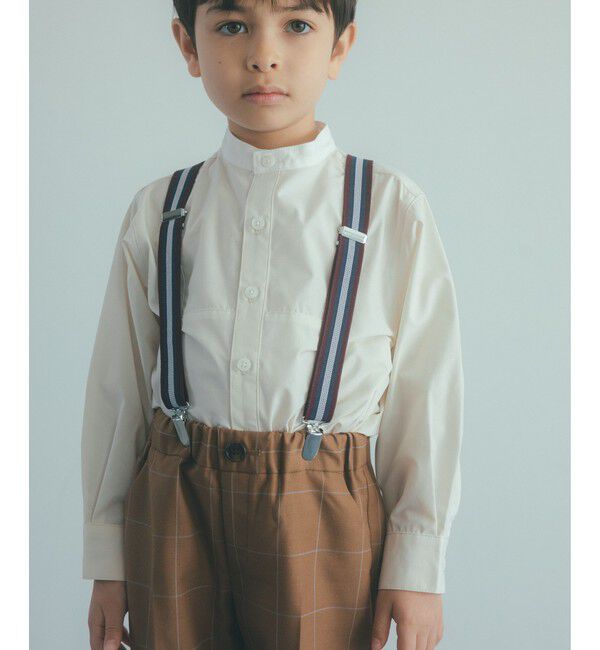 UNITED ARROWS green label relaxing「バンドカラーシャツ / キッズ 110cm-130cm」|シャツ・ブラウス|NATURAL