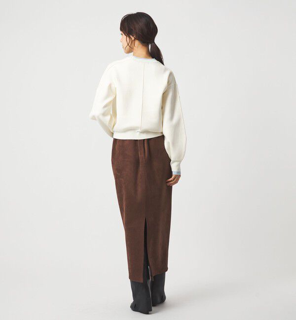 EMMEL REFINES「＜EMMEL REFINES＞EM HW スウェットライク ニット プルオーバー」|ニット・セーター|