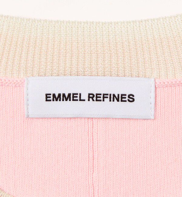 EMMEL REFINES「＜EMMEL REFINES＞EM HW スウェットライク ニット プルオーバー」|ニット・セーター|
