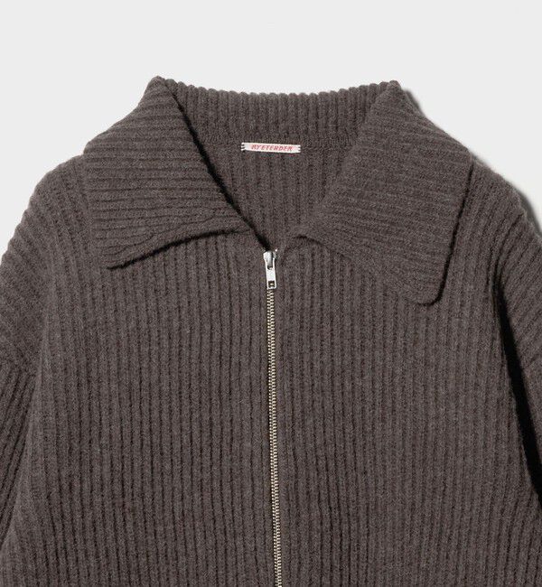 UNITED ARROWS green label relaxing「＜RYE TENDER＞JEROME JKT フルジップ ニット ブルゾン」|カーディガン|