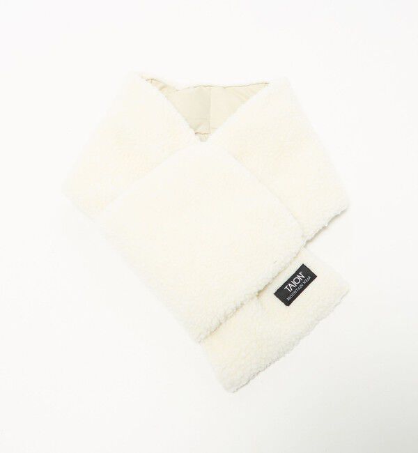 UNITED ARROWS green label relaxing「＜TAION＞マウンテン リバーシブル ダウンボア マフラー」|マフラー|