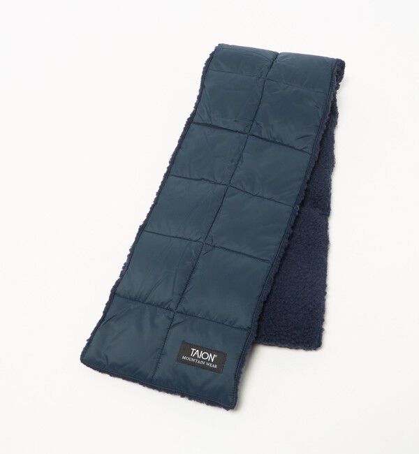 UNITED ARROWS green label relaxing「＜TAION＞マウンテン リバーシブル ダウンボア マフラー」|マフラー|