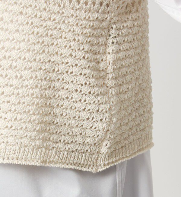 UNITED ARROWS green label relaxing「メッシュ ニット 2WAY ジレ ウォッシャブル」|ベスト・ジレ|