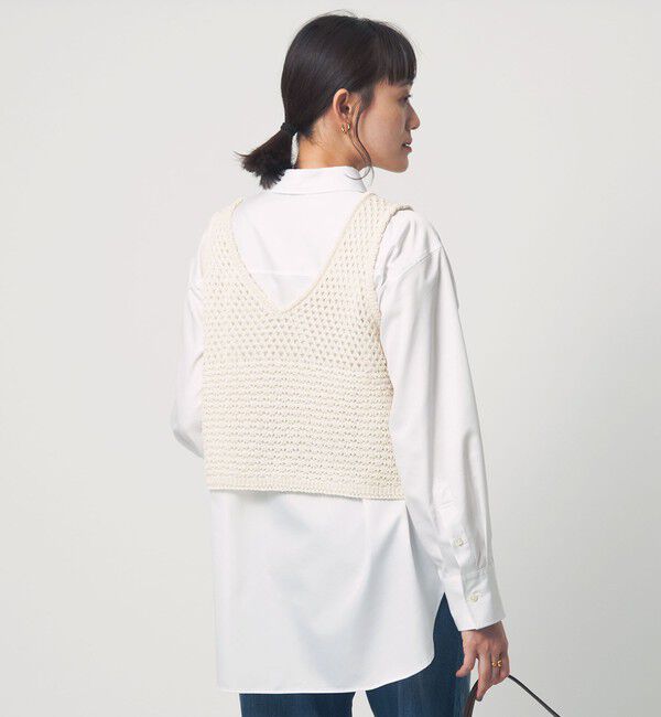 UNITED ARROWS green label relaxing「メッシュ ニット 2WAY ジレ ウォッシャブル」|ベスト・ジレ|