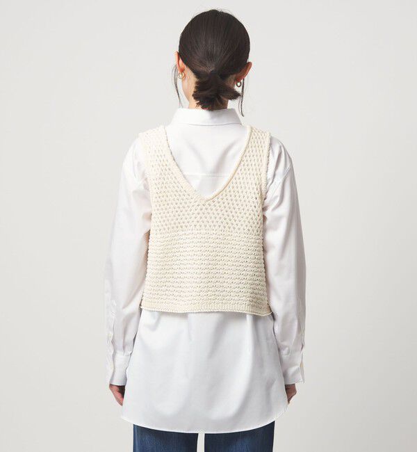 UNITED ARROWS green label relaxing「メッシュ ニット 2WAY ジレ ウォッシャブル」|ベスト・ジレ|