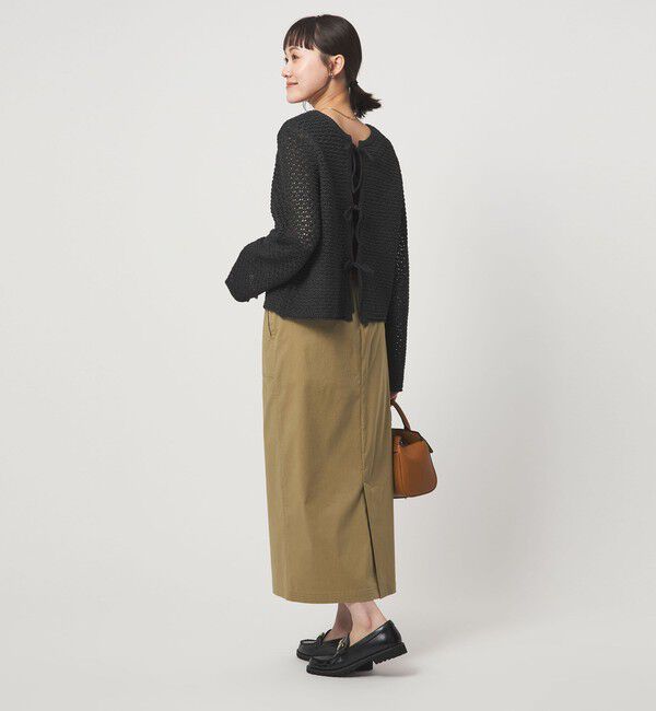 UNITED ARROWS green label relaxing「メッシュ ニット 2WAY プルオーバー ウォッシャブル」|ニット・セーター|