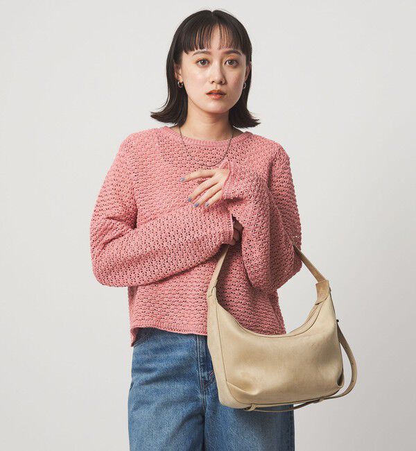 UNITED ARROWS green label relaxing「メッシュ ニット 2WAY プルオーバー ウォッシャブル」|ニット・セーター|