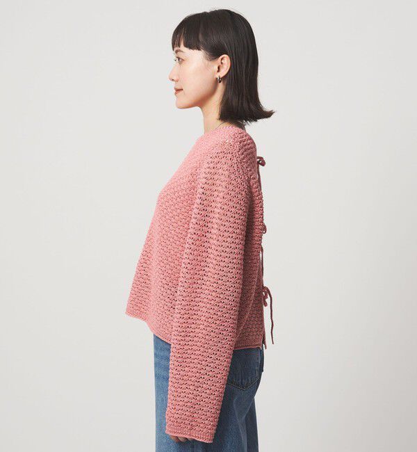 UNITED ARROWS green label relaxing「メッシュ ニット 2WAY プルオーバー ウォッシャブル」|ニット・セーター|