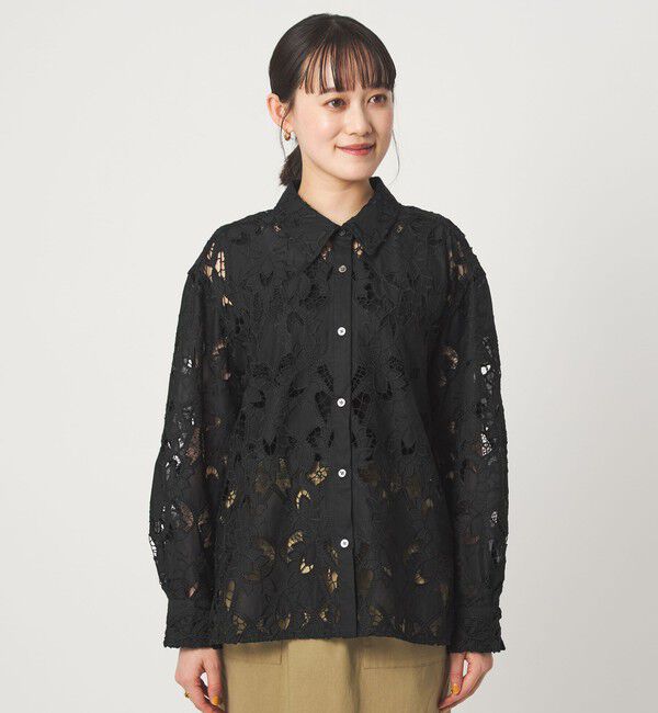 UNITED ARROWS green label relaxing「レース シャツ」|シャツ・ブラウス|