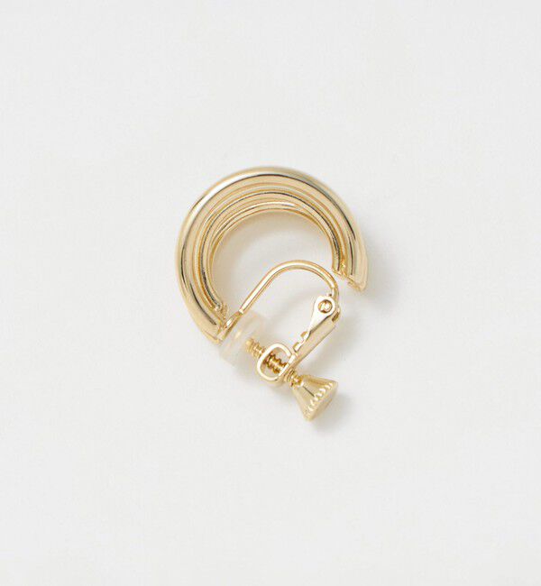 UNITED ARROWS green label relaxing「ラインミックス フープイヤリング」|イヤリング|