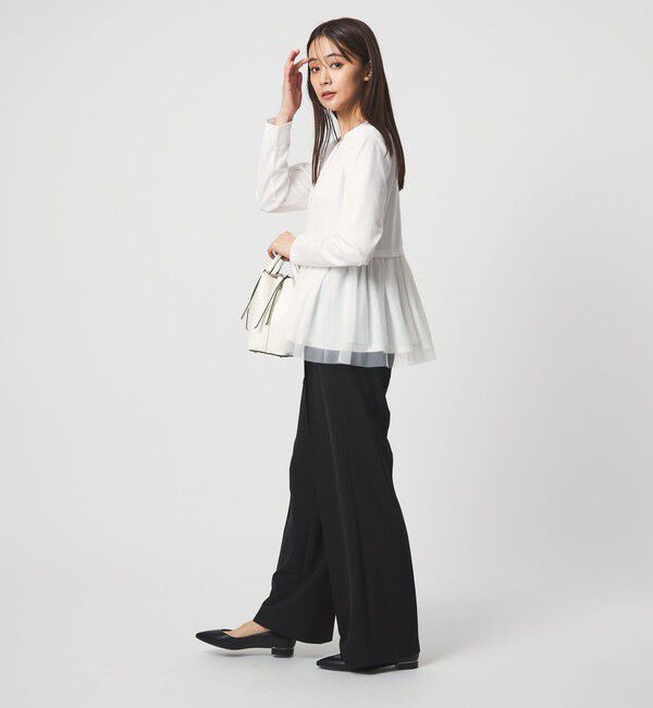 UNITED ARROWS green label relaxing「ティアード ペプラム プルオーバー カットソー」|Tシャツ・カットソー|