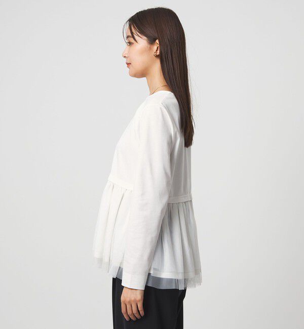 UNITED ARROWS green label relaxing「ティアード ペプラム プルオーバー カットソー」|Tシャツ・カットソー|