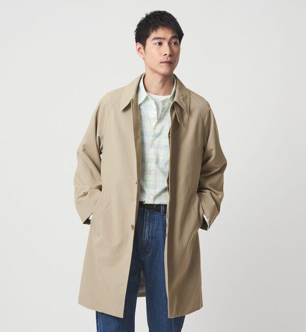 UNITED ARROWS green label relaxing「ナイロンオックス ステンカラーコート ‐撥水‐」|ステンカラーコート|