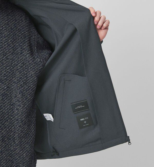 UNITED ARROWS green label relaxing「FREELITCH リブ ブルゾン -2WAYストレッチ・吸水速乾-」|ブルゾン・スタジャン|