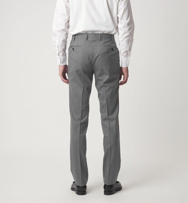 UNITED ARROWS green label relaxing「GUABELLO ピンヘッド スリム ノープリーツ スーツパンツ セットアップパンツ」|スーツ|