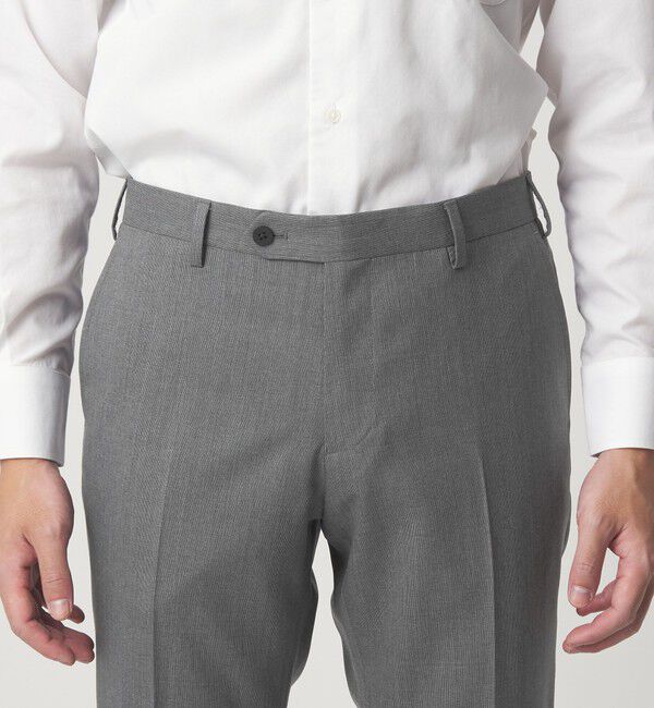 UNITED ARROWS green label relaxing「GUABELLO ピンヘッド スリム ノープリーツ スーツパンツ セットアップパンツ」|スーツ|