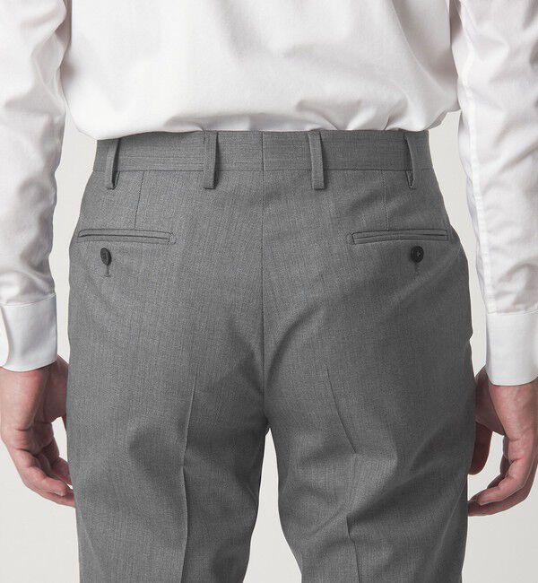 UNITED ARROWS green label relaxing「GUABELLO ピンヘッド スリム ノープリーツ スーツパンツ セットアップパンツ」|スーツ|