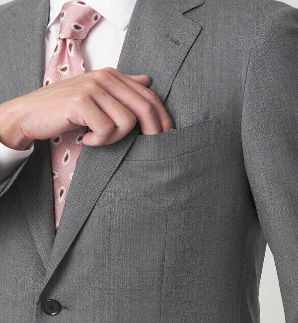 UNITED ARROWS green label relaxing「GUABELLO ピンヘッド 2B RV スーツジャケット セットアップジャケット」|スーツ|