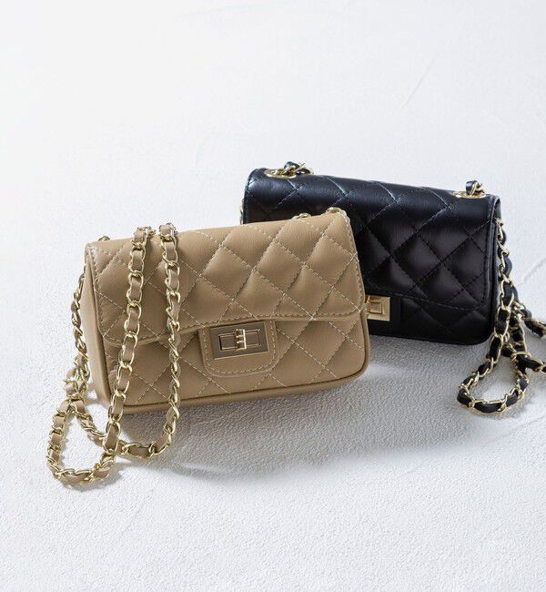 BEAUTY&YOUTH UNITED ARROWS「＜AULENTTI＞レザー キルティング チェーン ショルダーバッグ」|ショルダー・メッセンジャー|