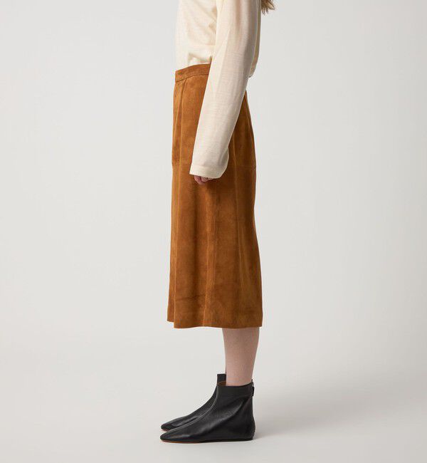 STEVEN ALAN「＜Steven Alan＞スエード ミドル スカート」|スカート|