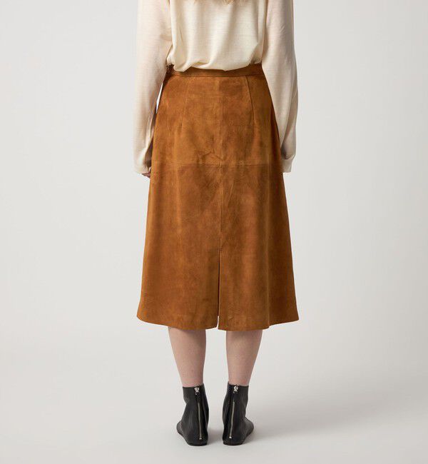 STEVEN ALAN「＜Steven Alan＞スエード ミドル スカート」|スカート|
