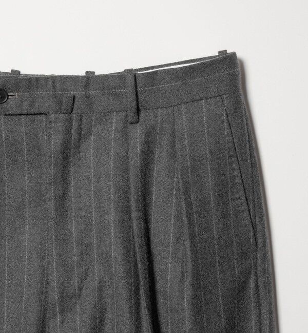 STEVEN ALAN「＜Steven Alan＞ ウール フラノ インツープリーツ ドレス トラウザーズ」|スラックス|